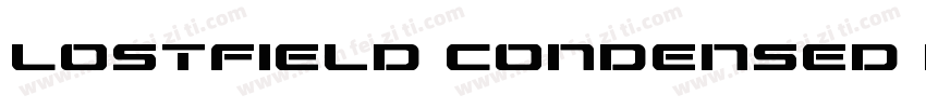 Lostfield Condensed bold字体转换
